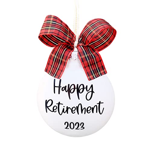 Retirement Ornament 2024 Personalized, Happy Retirement Gifts, Custom Retirement Gifts