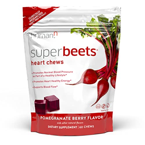 humanN SuperBeets Heart Chews - Nitric Oxide Production and Blood