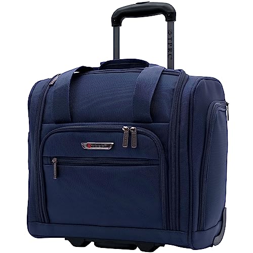 TPRC Smart Under Seat Carry-On Luggage with USB Charging Port,