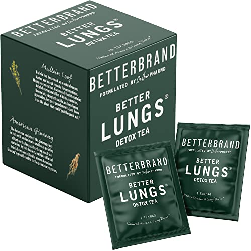 Betterbrand Better Lungs Detox Tea - Herbal Tea Bags -