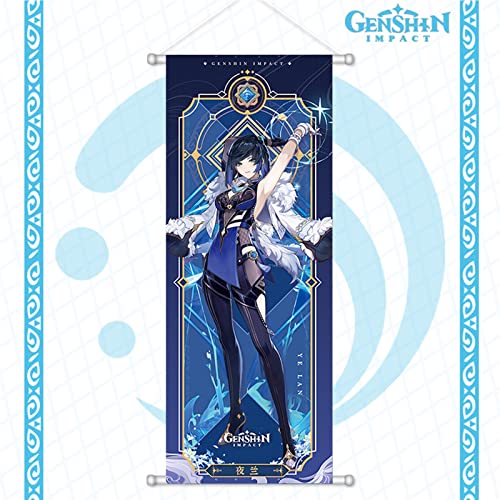 Rainteam Genshin Impact Poster Game Hanging Wall Art Artistic Canvas