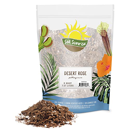 Desert Rose Potting Soil Mix (8 Quarts), Hand Blended Small