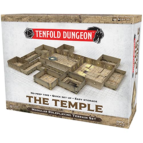 Gale Force Nine Tenfold Dungeon: The Temple - Modular Roleplaying