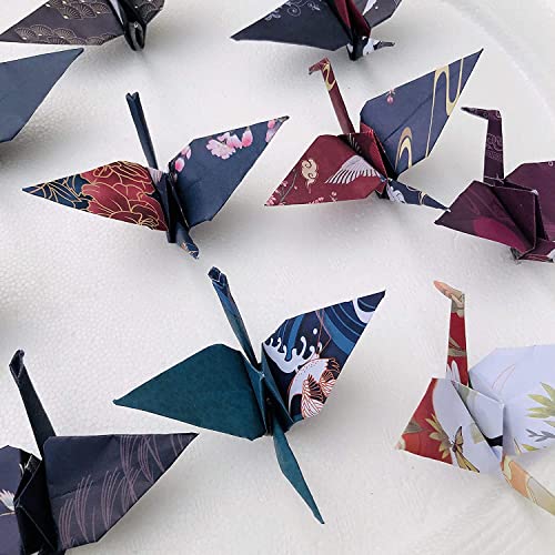 72Pcs Big Size 5.59" Permade Origami Paper Cranes Fold Origami