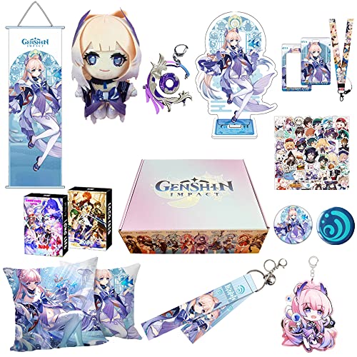 Genshin Impact Merch Box - Including Doll, Pillowcase, Hanging Picture,