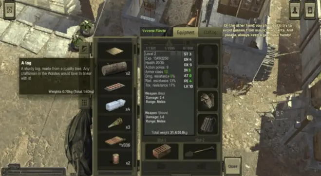 Craft items used