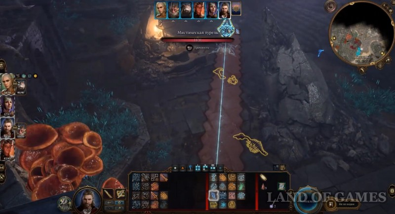 Destroyed tower in Baldur's Gate 3: how to disable turrets and enable the elevator
